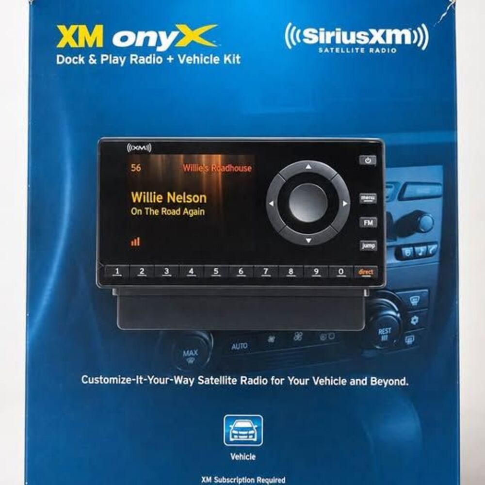 SiriusXM XM onyX Satellite Radio + Vehicle Kit – New in Box